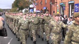 The Irish Guards in Newtownards [upl. by Gorges987]