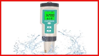 Digital Salinity Tester for Salt Water  Aquarium Salinity Meter with ATC IP67 Waterproof [upl. by Ferna]