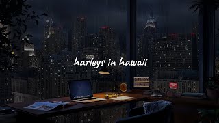 katty perry  harleys in hawaii slowed reverb  lyrics [upl. by Mayeda]