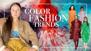 Color Fashion Trends Fall 2023 Winter 2024 Runway Highlights and Styling Ideas [upl. by Laughry131]