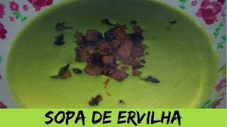 SOPA DE ERVILHAS CONGELADAS [upl. by Oznofla374]