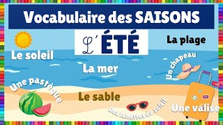 Vocabulaire des saisons  Lété [upl. by Lorenza]