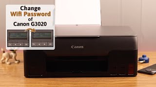 Canon Pixma Printer How to Manually Change WiFi Password [upl. by Ylsew]