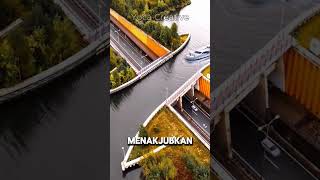 Jembatan Unik untuk Mobil dan Kapal di Belanda shorts faktaunik hiburan facts [upl. by Anegroeg]