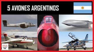 TOP 5 Aviones diseñados en ARGENTINA [upl. by Nwahsed10]