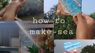 how to make sea 🌊 crafts artist Nazmin✨️☺️ [upl. by Senior427]