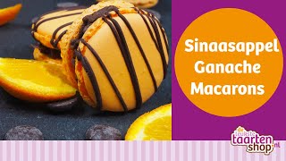 Sinaasappel Ganache Macarons [upl. by Onitsirc]