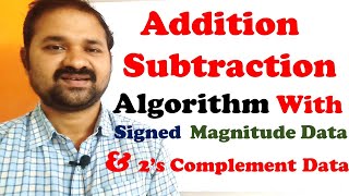 Addition and Subtraction with Signed Magnitude Data and 2s Complement Data In Computer Organization [upl. by Leatri]