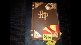 LE GÂTEAU LIVRE HARRY POTTER🧙‍♂️📙 oui oui ce livre se mange😋 [upl. by Fleisher735]