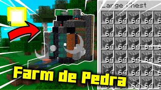 FARM de PEDRA AUTOMÁTICA e AFK  Minecraft 119 [upl. by Delfine]