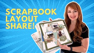 Scrapbook Layout Ideas To Try [upl. by Alcus367]