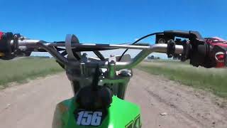 1 Lap Naracoorte MX Track  2022 Kawasaki KLX140RL  GoPro Hero 7 Silver [upl. by Stewardson]