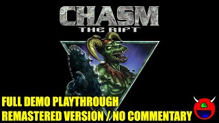 Chasm The Rift Remastered  Full Demo Playthrough  No Commentary [upl. by Ong638]