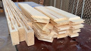 The Remarkable and Hazardous Wood Processing Projects of the Young Man Huge Woodworking Projects [upl. by Gwenni]