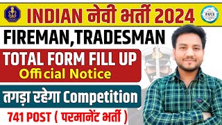 Navy Fireman Tradesman Total Form Fill Up 2024  Navy Tradesmen Vacancy 2024  तगड़ा Competition 🥵 [upl. by O'Reilly]