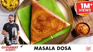 Masala Dosa Recipe  Perfect Dosa Atta Tips  परफेक्ट मसाला दोसा बनानेका तरीका  Chef Sanjyot Keer [upl. by Icaj]