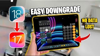 The FASTEST Way to Downgrade iPadOS 18 to 17 No iTunes [upl. by Ardnuek459]