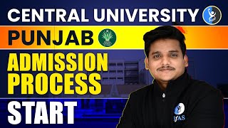 Central University of Punjab Admission Process Date  Chandigarh University  CUET PG Physics 2024 [upl. by Niuqauj]