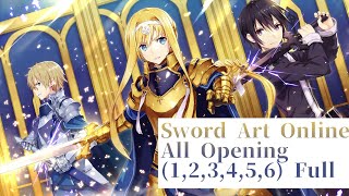 Sword Art Online Alicization  War of Underworld OP All Versions 14 Comparison [upl. by Yrrem]