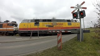 Spoorwegovergang Coevorden  Dutch railroad crossing [upl. by Mirisola966]