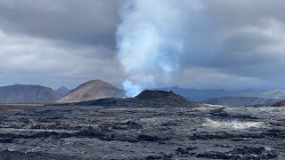 Secondary Vents of Geldingadalirs Eruption in Iceland [upl. by Emelita]