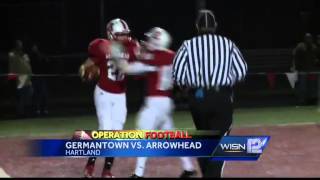 Op FB quarterfinals Germantown vs Arrowhead [upl. by Grimaldi]