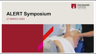 ALERT Australian Lymphoedema Education Research and Treatment Program Symposium [upl. by Epoillac959]