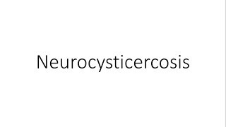 Neurocysticercosis NCC  Parasitology [upl. by Lonier]