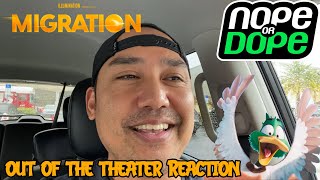 Migration Movie out of the theater reaction amp review [upl. by Paver674]