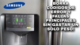 COMO REINICIAR REFRIGERADOR SAMSUNG RS26DDAPN RS26DDARS [upl. by Schiffman917]