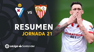 Resumen de SD Eibar vs Sevilla FC 02 [upl. by Karlow]