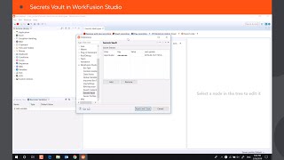 Secrets Vault in WorkFusion RPA Express [upl. by Gisella145]