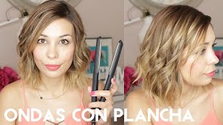 Ondas con Plancha  Pelo Corto [upl. by Ettenig]