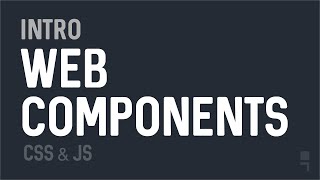 Intro to Web Components  Full Walkthrough [upl. by Alieka]