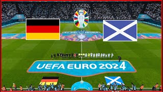 match Allemagne vs Ecosse en direct Coupe dEurope des Nations Euro simulation Gameplay PC [upl. by Hamid58]