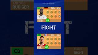 Antonio Rüdiger VS William Saliba  Dream League Soccer 2024 dls24 comparison [upl. by Llevart]