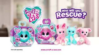 Scruff a Luvs  Rescue amp reveal cuddly toy [upl. by Sorkin950]