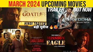 Top 10 Upcoming Movies In March 2024  Upcoming Big Bollywood amp South Indian Films March 2024 [upl. by Janek]