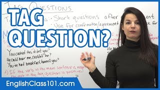 How to Make Tag Questions Ask Questions in English  Basic English Grammar [upl. by Schaffer]