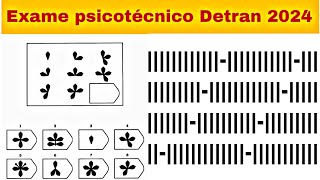 exame psicotécnico detran 2024 psicotécnico detran 2024 teste psicotécnico detran 2024 psicoteste [upl. by Yddub777]