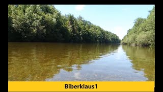 Kajak Tour auf der Wertach Staustufe Schwabmünchen Intex Challenger k1 [upl. by Dihsar]