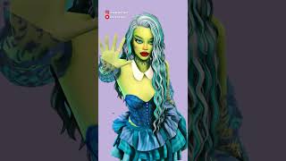 PT2 Remaking Lagoona and Frankie From Monster High in the Sims 4 sims4 monsterhigh eapartner [upl. by Attekal210]