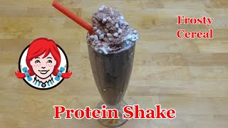 Wendys Frosty Cereal Protein Shake [upl. by Eelrebma239]