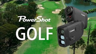 Canon PowerShot GOLF laser rangefinder camera with a 732m measuring range digital camera unveiled [upl. by Uoliram216]