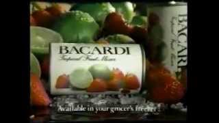 Bacardi Tropical Fruit Mixers Ad from 1986 [upl. by Arbe221]