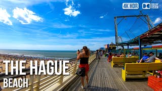 Scheveningen The Hague Beach  🇳🇱 Netherlands 4K HDR Walking Tour [upl. by Berton581]