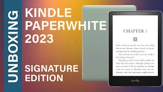 2023 Kindle Paperwhite Signature Edition 32 GB Unboxing ASMR [upl. by Namar]