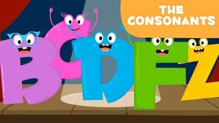 My First Letters  Consonants For Kids [upl. by Suirauqed]