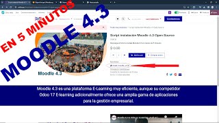 Cómo instalar Moodle 43 en 5 minutos con un script GRATIS [upl. by Ahsratal429]