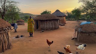 African village life cooking Village food An Authentic Swahili Biryani for Breakfast [upl. by Maice]